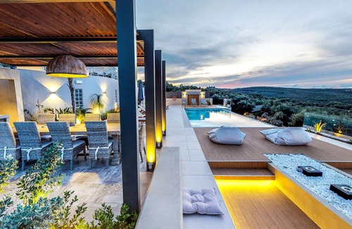 Kontomari Villa | 6 Bedroom VIP Villa with Private Heated Pool, Chania, Crete