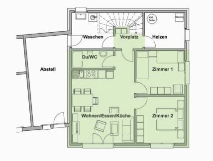 Ftan Apartment | 65 m² Apartment ∙ 2 bedrooms ∙ 5 guests