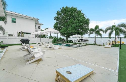 Sebring House | 6BR Lakefront Home w Pool Pickleball More
