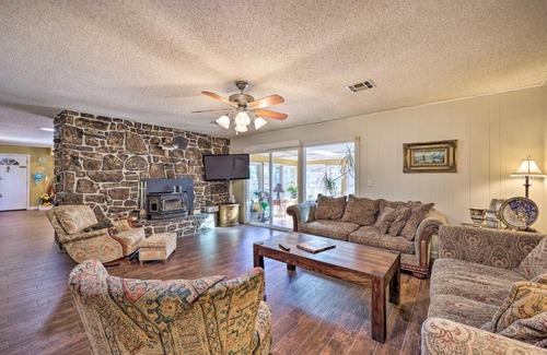 Rogers Villa | 7 Mi to Lake Expansive Rogers Villa with Pond!