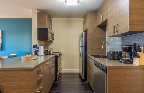 East Riverside - Oltorf Apartment | 7 mins to Downtown King Suite w/Pool, Parking + Gym 02