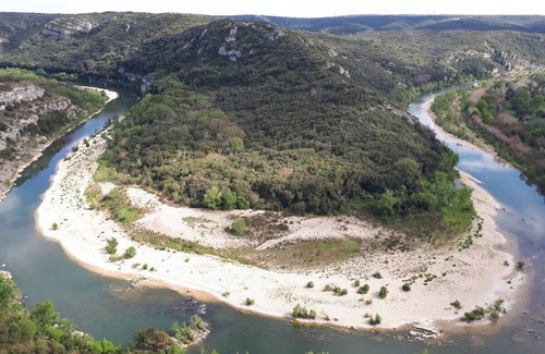 Sainte-Anastasie Apartment | 70 m² in Vic Ste Anastasie between Nîmes and Uzès, in the heart of the Gardon gorges
