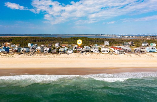 South Nags Head House | 7005 OBX Attitude Oceanfront Pool & Hot Tub