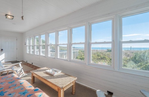 Topsail Beach House | 703 By The Sea | Pets, Oceanfront In Topsail Beach