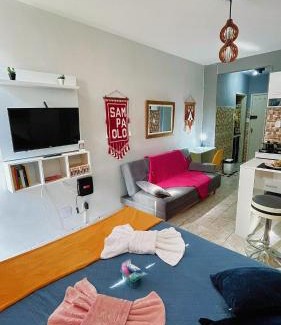 Vila Buarque Apartment | 706 Stúdio próximo a Mackenzie