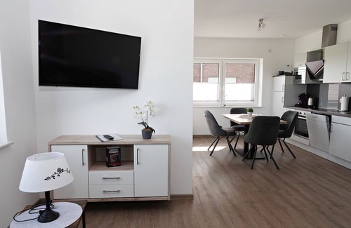 Norddeich Apartment | 71 m² Fewo, 4 Personen , 1 Schlafzimmer, Wohnschlafzimmer
