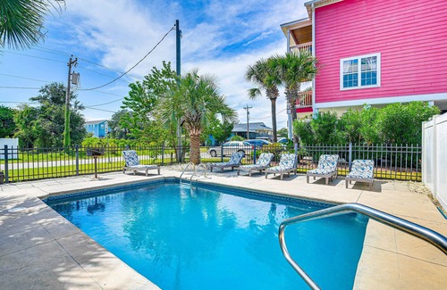 Garden City House | 75 Feet From Beach Private Heated Pool & Hot Tub