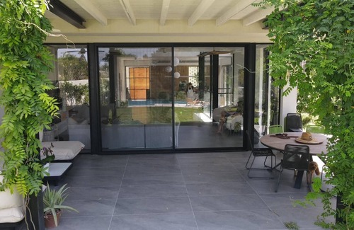 Caesarea Villa | 7BR Seafront Villa With Fenced Pool And Jacuzzi