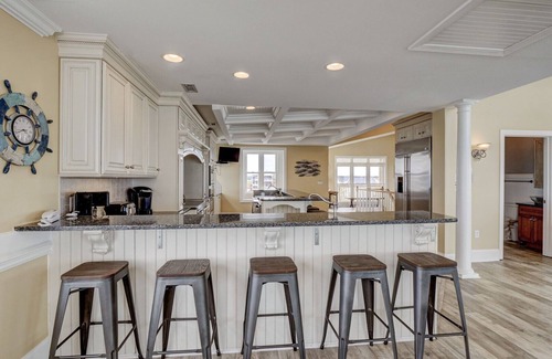 Surf City House | 8 Bedroom Direct Oceanfront Home, Private Pool, Media Room, Private Beach Access, 2025 Updates
