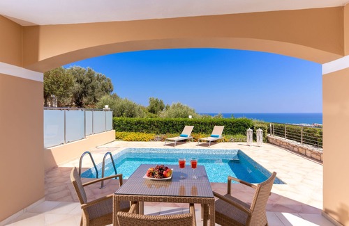 Adelianos Kampos Villa | 800m. from the sea, Private Pool, Free Breakfast, Sea View, Family Friendly