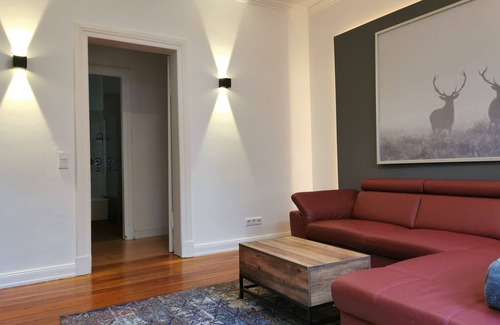 Bargteheide Apartment | 80m² apartment with 2 bedrooms, sunny terrace for up to 5 people in a central lo