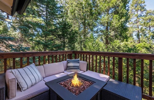 Twin Peaks Cabin | 825 Lake View Lane · Pet Friendly Treetop Cabin w/Deck & Forest Views