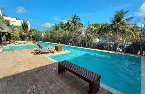 Progreso Municipality Apartment | 87972 Romantic condo, best retreat for a couple, 1 block from the Ocean
