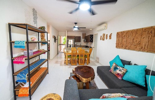 Progreso Municipality Apartment | 87979 Very chic 3BR Condo, tons of amenities, 1 block from Ocean