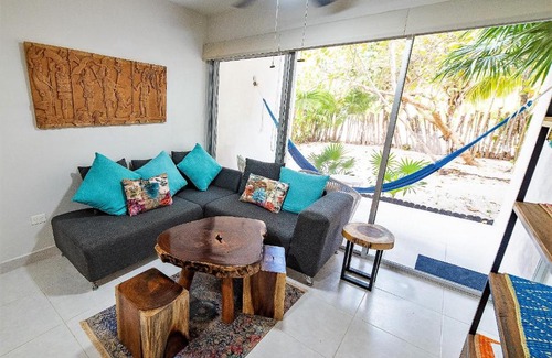 Progreso Municipality Apartment | 87979 Very chic 3BR Condo, tons of amenities, 1 block from Ocean