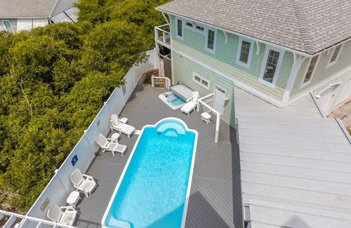 Surf City House | 99 Oleander - Luxury 9 BR Home - Great Views, Pool, Hot Tub, Elevator & More!