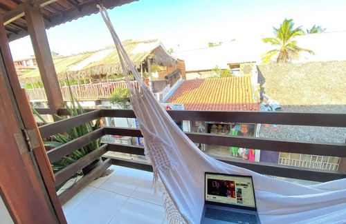 Jijoca de Jericoacoara Apartment | A 2 Minutos da Praia Principal! Apartamento Arejado com Varanda e Cozinha