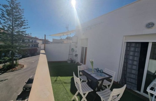 Salobrena Apartment | A 600m de la Playa, Terraza Soleada