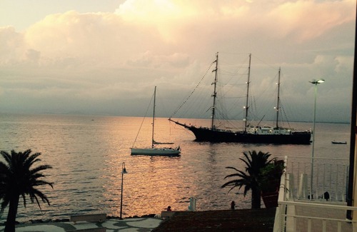 Monte Argentario Apartment | A balcony overlooking the blue sea of the Argentario, with unlimited Giga Tim