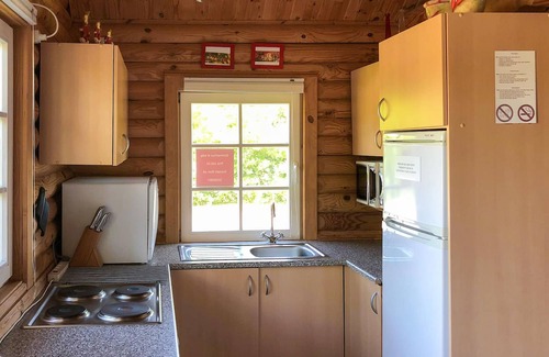 Hovborg House | A beautiful and very well maintained log cabin in the middle of the cozy vacation region Hovborg Fer
