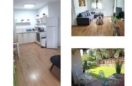 Emek Izrael Apartment | A beautiful bright unit with a large front yard.