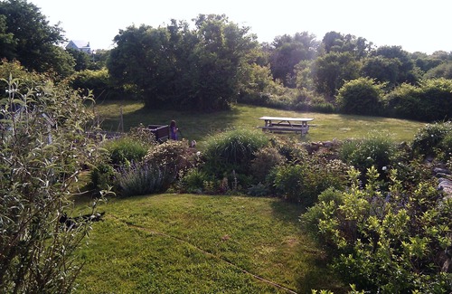 New Shoreham House | A Block Island landmark with historic charm, gardens, long water views