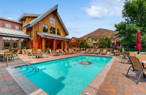 Hailey House | A charming, comfy townhome with patio views, cozy fireplace and more
