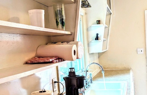 Pottawattamie Park House | A cozy little house along Trail Creek awaits you. Relax. Unwind. Enjoy.