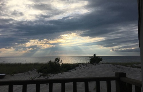 West Falmouth Cottage | A Family or Honeymoon Cottage In The Dunes with 200 feet of Private Beach