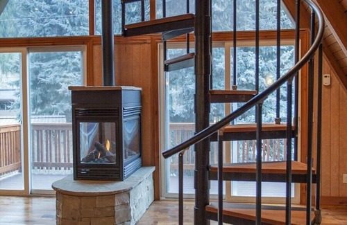 Warm Springs House | A-Frame chalet with an Italian touch