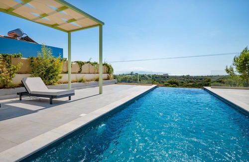 Karavados Villa | A modern escape in Trapezaki with stunning sea views