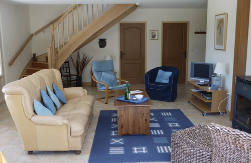 La Baroche-sous-Luce House | A modern property, purpose-built for disabled access. Sleeps 6 in 3 bedrooms.
