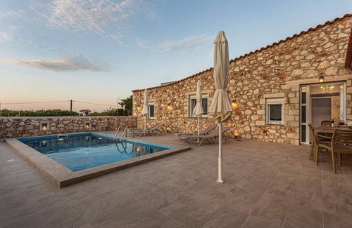 Kolymvari Villa | A modern stone villa offering unique traditional experience
