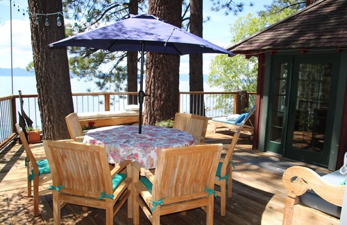 Lincoln Park Cabin | A part of Tahoe History, Original Lake Front Red Cabin (ZC1298)