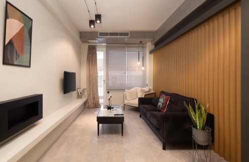 Athens City Centre Apartment | A Place 4U No6 - City Escape with Balcony Lounge & Open Living Space
