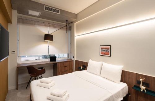 Athens City Centre Apartment | A Place 4U No6 - City Escape with Balcony Lounge & Open Living Space
