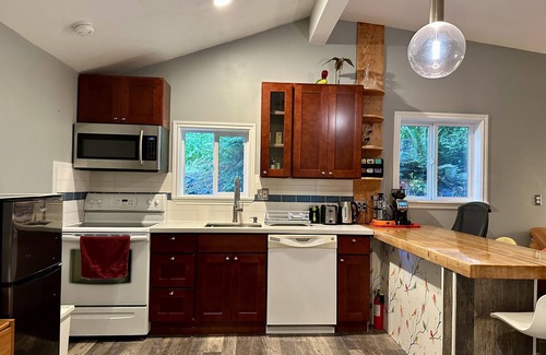 Lake Forest Park Cabin | A private newly renovated cabin surrounded by trees