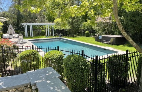 Westport House | A private summer compound in Westport, CT - total seclusion yet close to it all