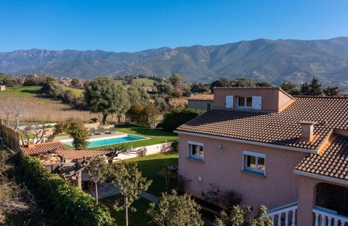 Sarrola-Carcopino Villa | A quiet, authentic family villa with swimming pool