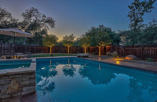 Greenfield Apartment | A quiet, relaxing, country getaway with a creek, pool and private hot tub.