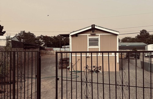 Biggs Field House | A secure location with a lot of backyard