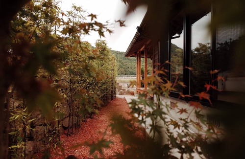 Goto House | A single old private house for rent, limited to one couple per day, towering along a cove on Fukue Island in the Goto Archipelago.