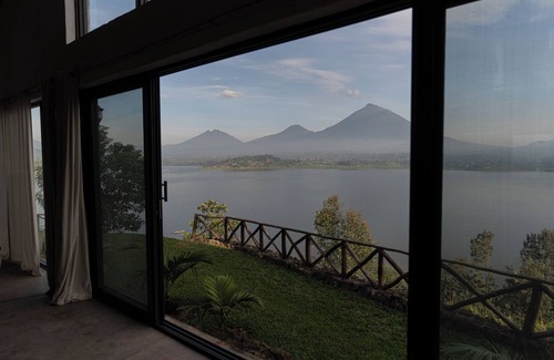 Ruhondo House | A unique loft style home in Rwanda, overlooking lake Ruhondo and the 5 volcanoes