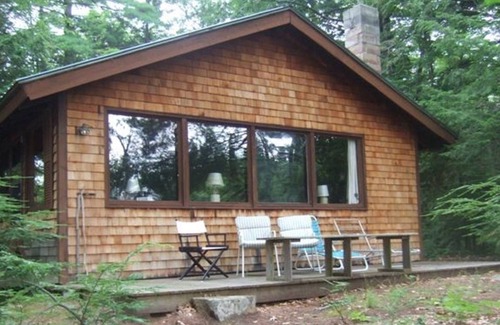 Sandwich Cabin | A Very Special Place:Privacy plus Views at Simple, Secluded Lakefront Cabin