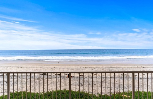 Carlsbad Village Condo | A Wave from it All Toes-in-the-sand at A Wave from It All Beachfront Bliss