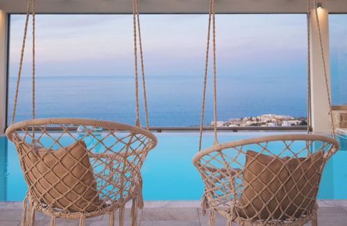 Agia Pelagia Villa | Absolute Privacy in this modern villa, with amazing seaview, private pool & BBQ