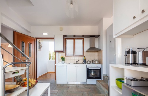 Stavros Villa | Access to a cove and nearby beaches, sea views, spacious garden!