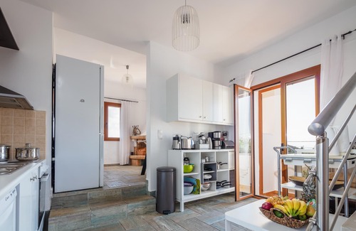 Stavros Villa | Access to a cove and nearby beaches, sea views, spacious garden!