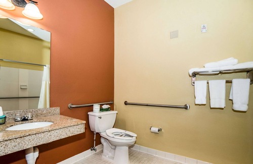 Crawfordville Hotel | Accessible 1 King Bed Easy Access & Comfort at Wildwood Inn