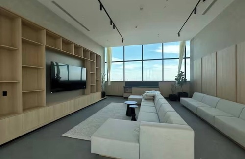 Zona Expo Apartment | Acogedor Loft en piso 3 frente a la expo Guadalajara, con gimnasio, AC, Wifi.